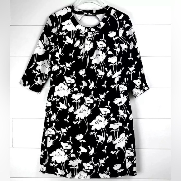 KATE SPADE X Florence Broadhurst 100% Silk Dorothy Floral Shift Dress size 8 - Picture 2 of 6